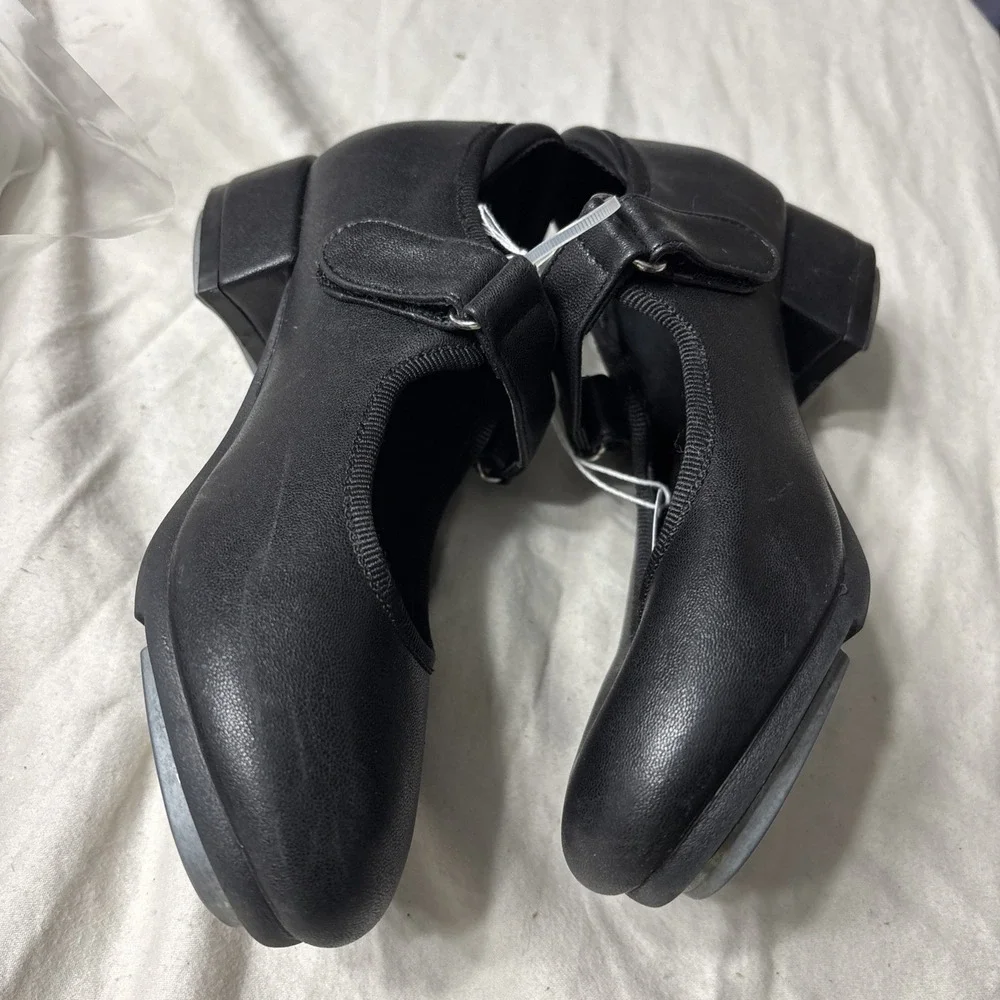 Dream Pairs Little Girl Tap Dance Shoes Mary Jane Easy Strap Black Size 13